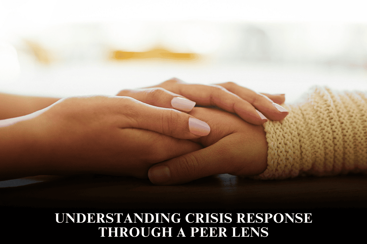Understanding Crisis Response Through a Peer Lens