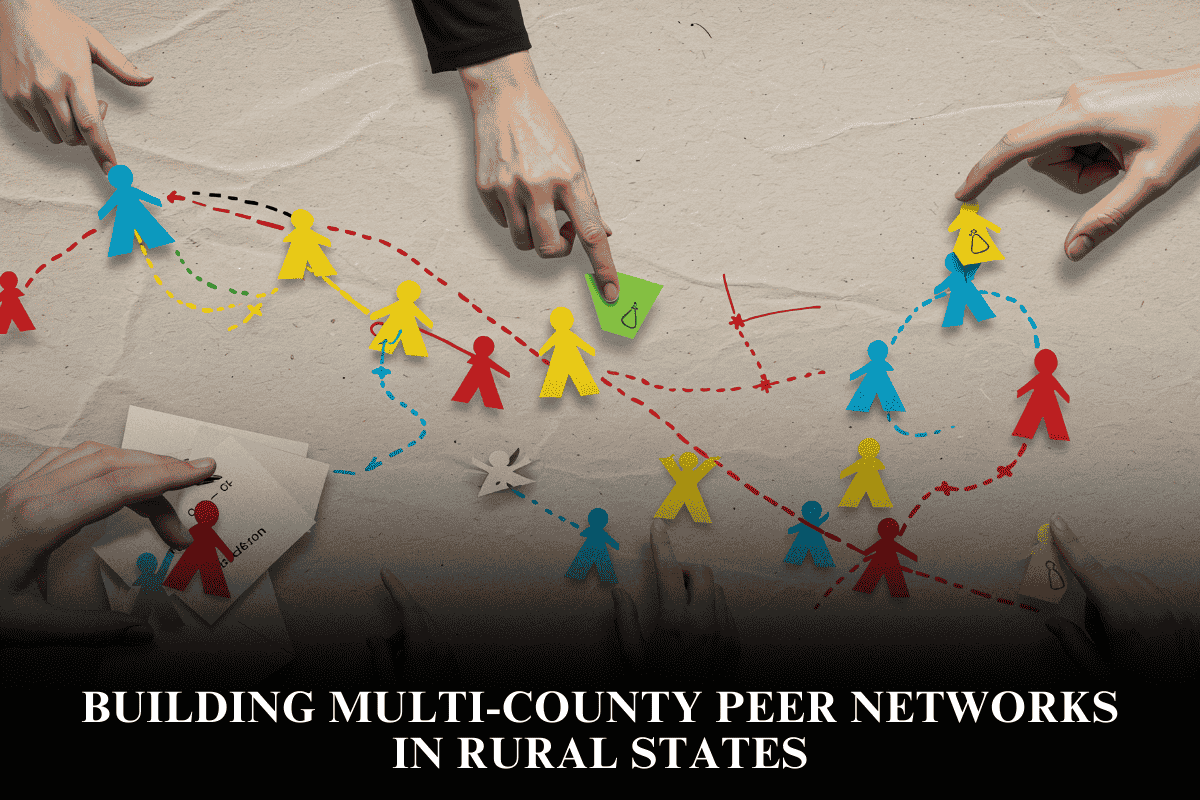 Building Multi-County Peer Networks in Rural States